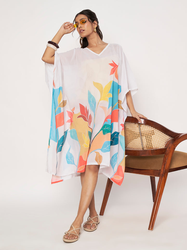 Women's Printed Georgette Beach Wear Kaftan