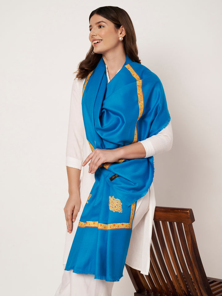 Women's Hand Embroidery Wool Shawl