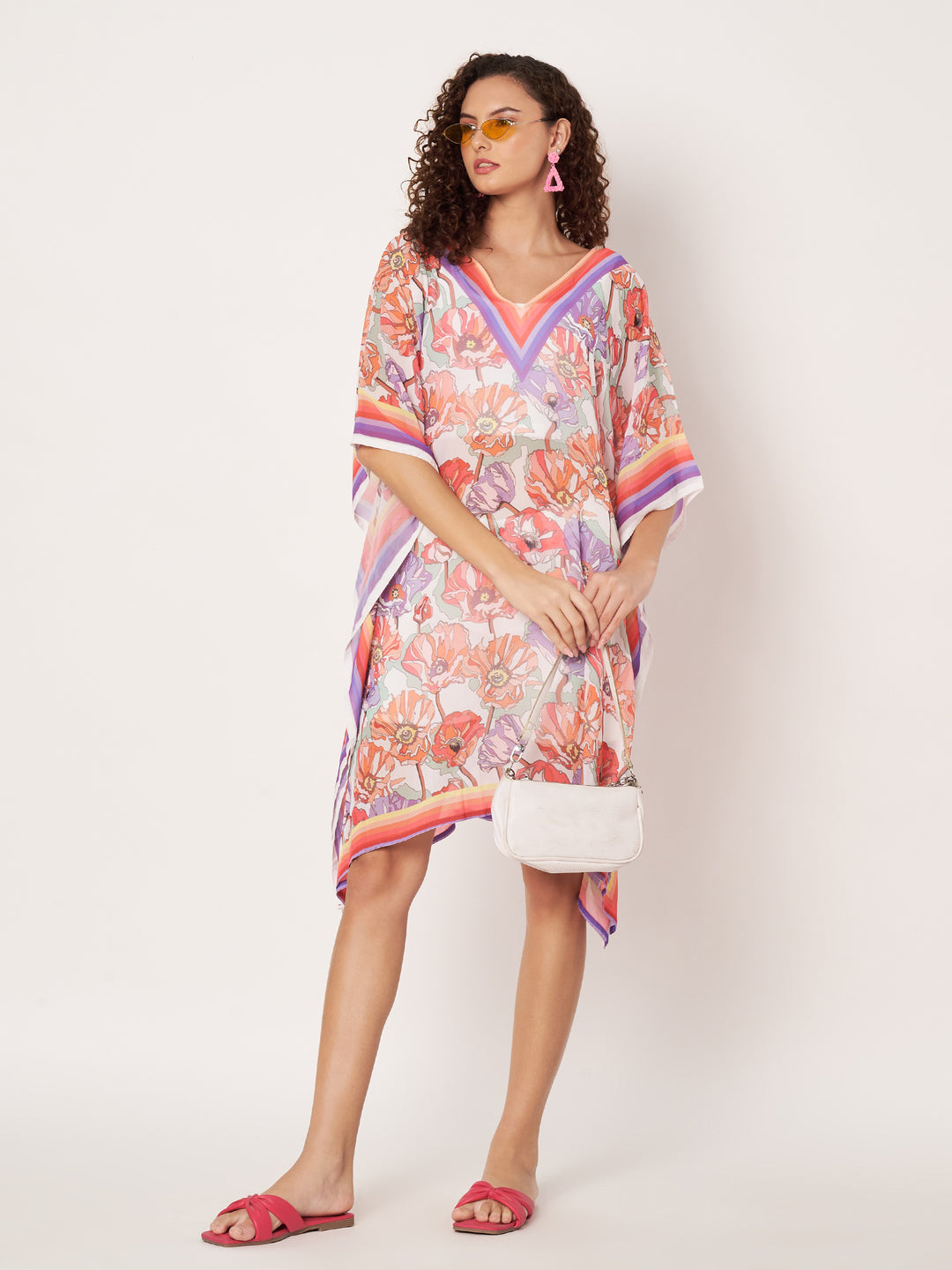 Women's Printed Georgette Beach Wear Kaftan