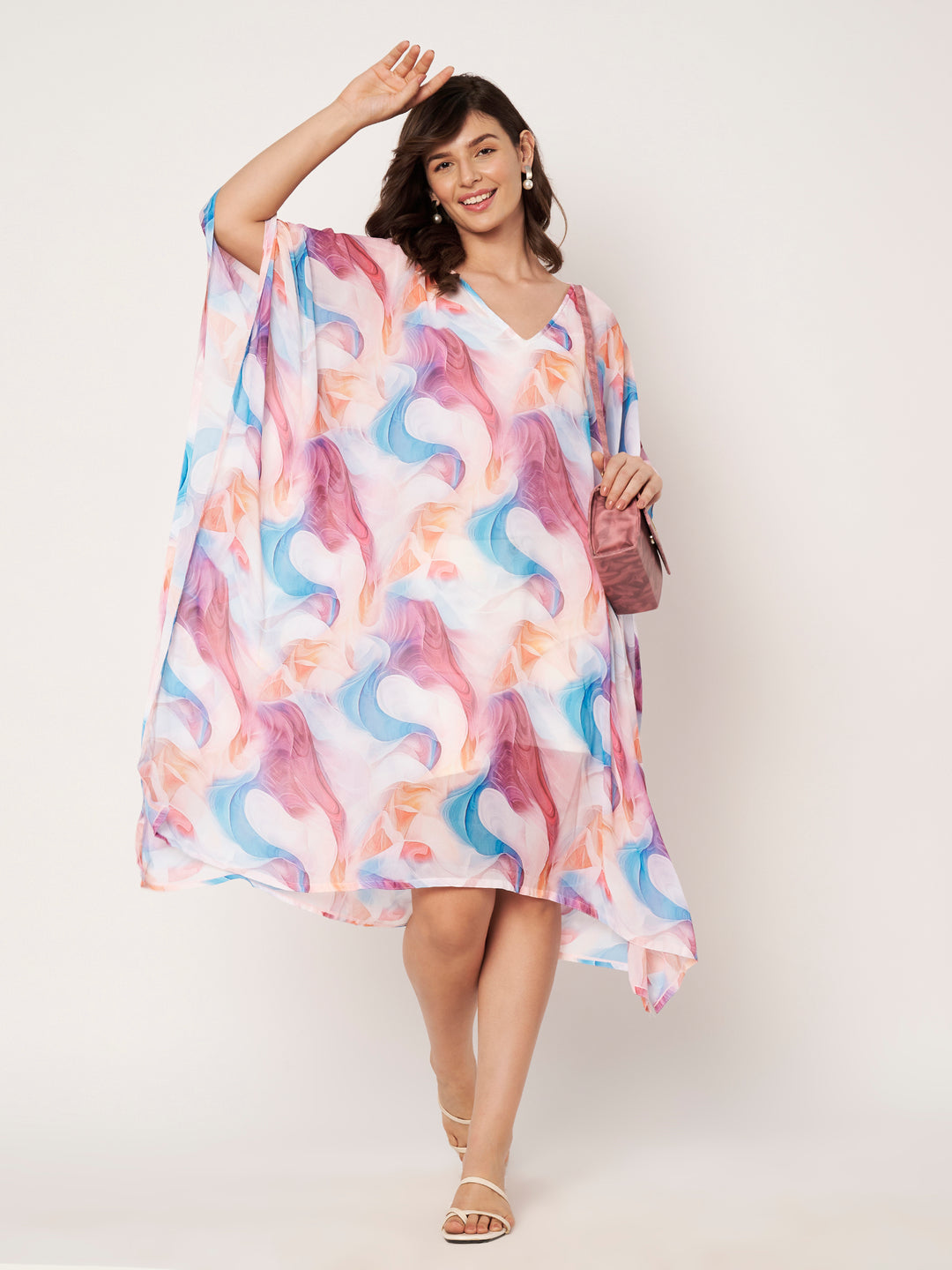 Women's Printed Georgette Beach Wear Kaftan