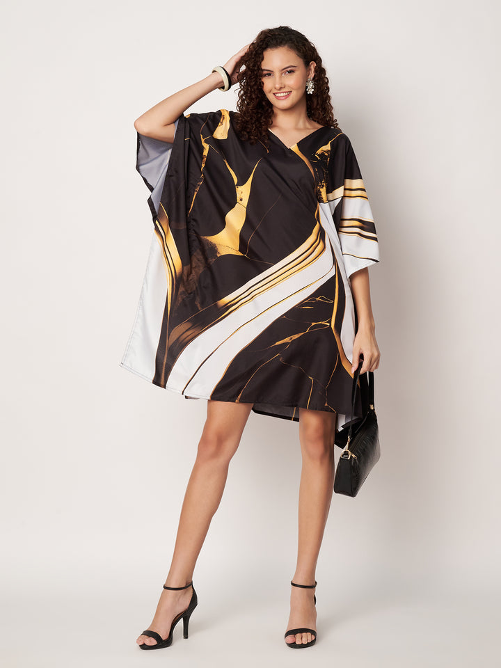 Women Multicolour Short Kaftan Kurti