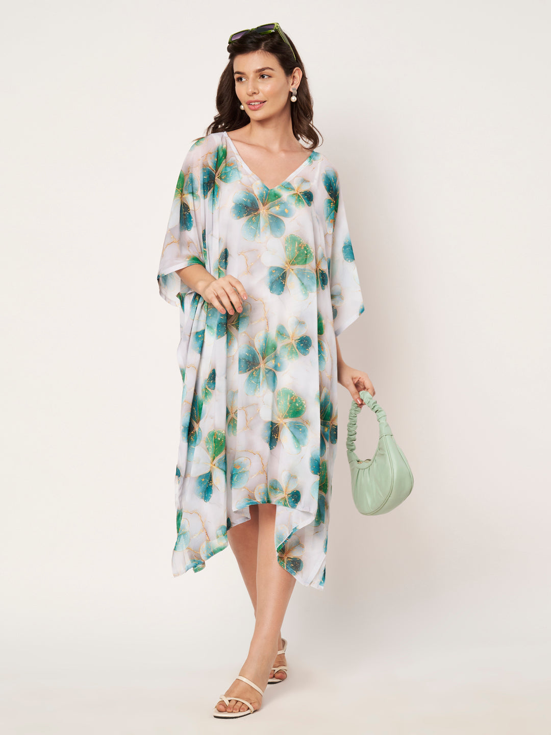Women's Printed Georgette Beach Wear Kaftan