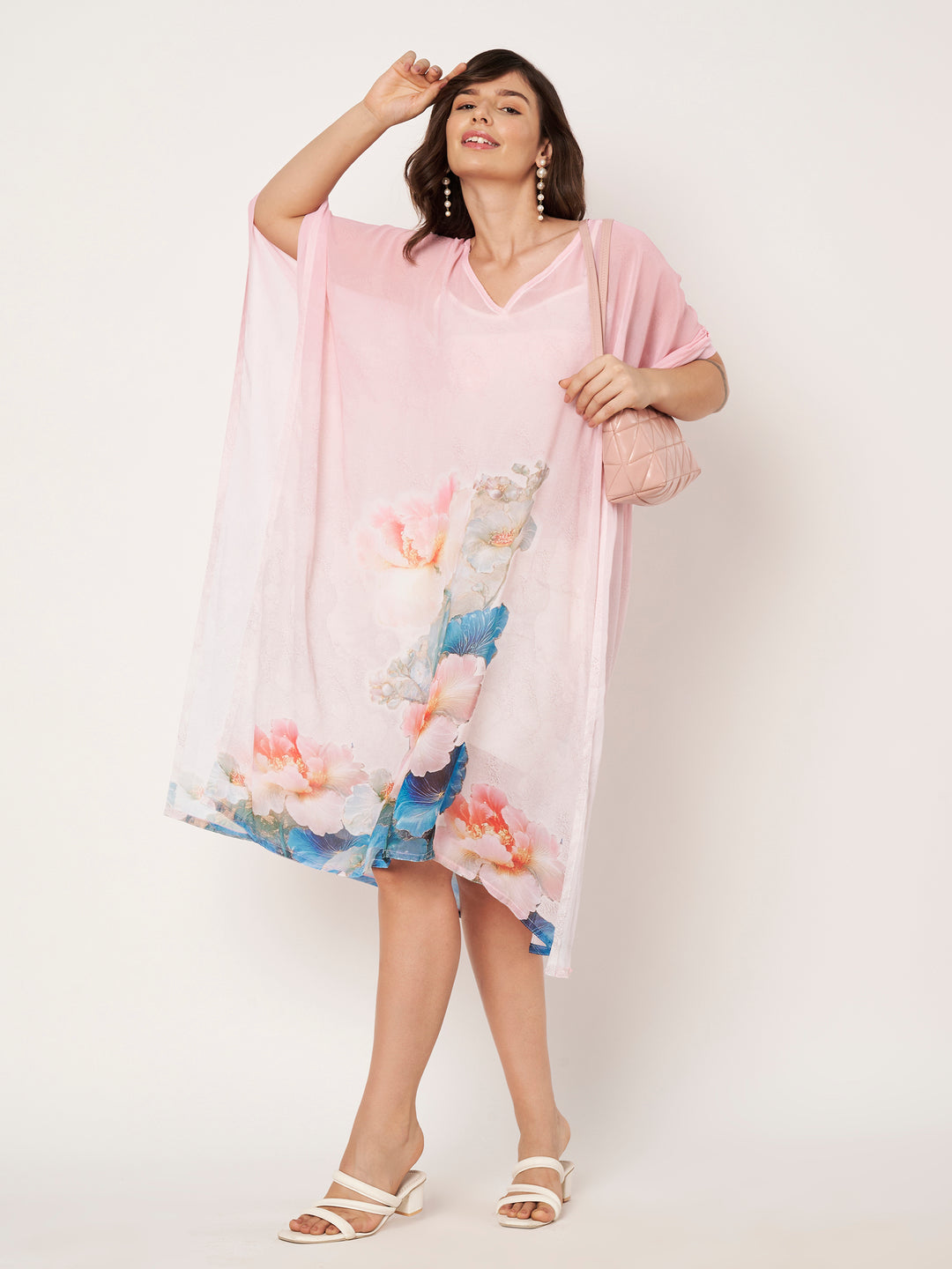 Women's Printed Georgette Beach Wear Kaftan