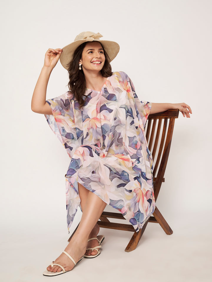 Women's Printed Georgette Beach Wear Kaftan
