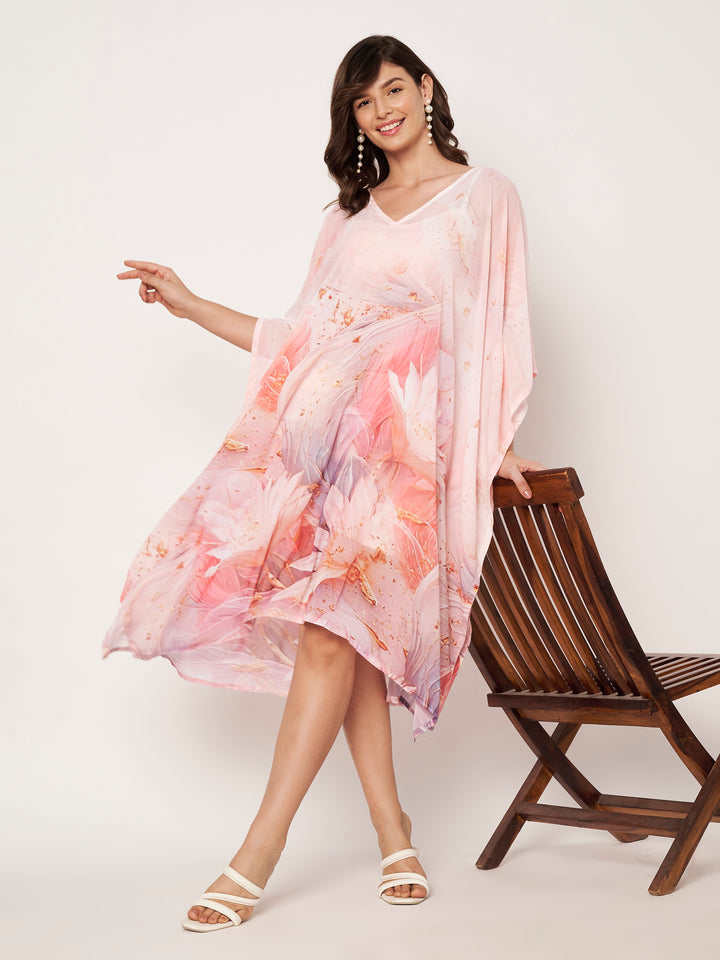 Women's Printed Georgette Beach Wear Kaftan