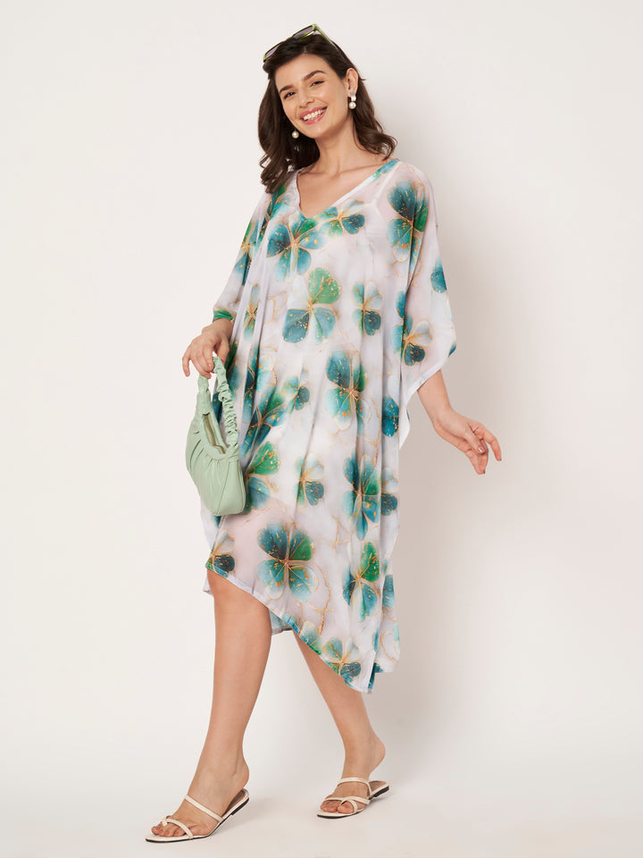 Women's Printed Georgette Beach Wear Kaftan