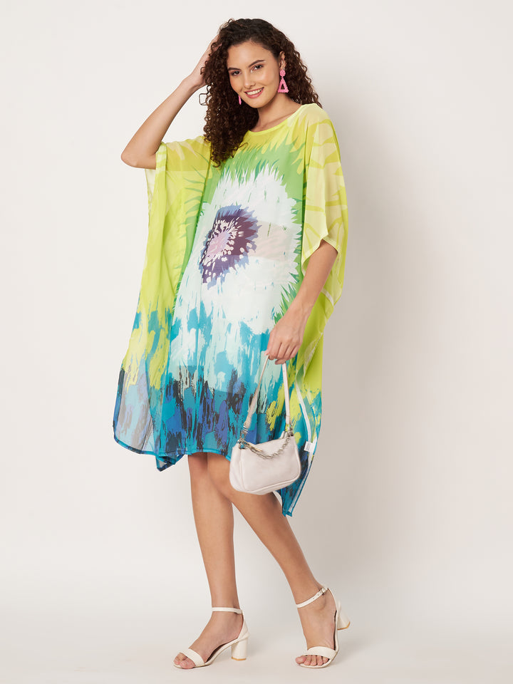 Women's Printed Georgette Beach Wear Kaftan