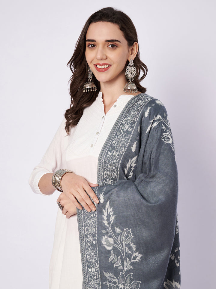 Women's Jamawar Wool Stole