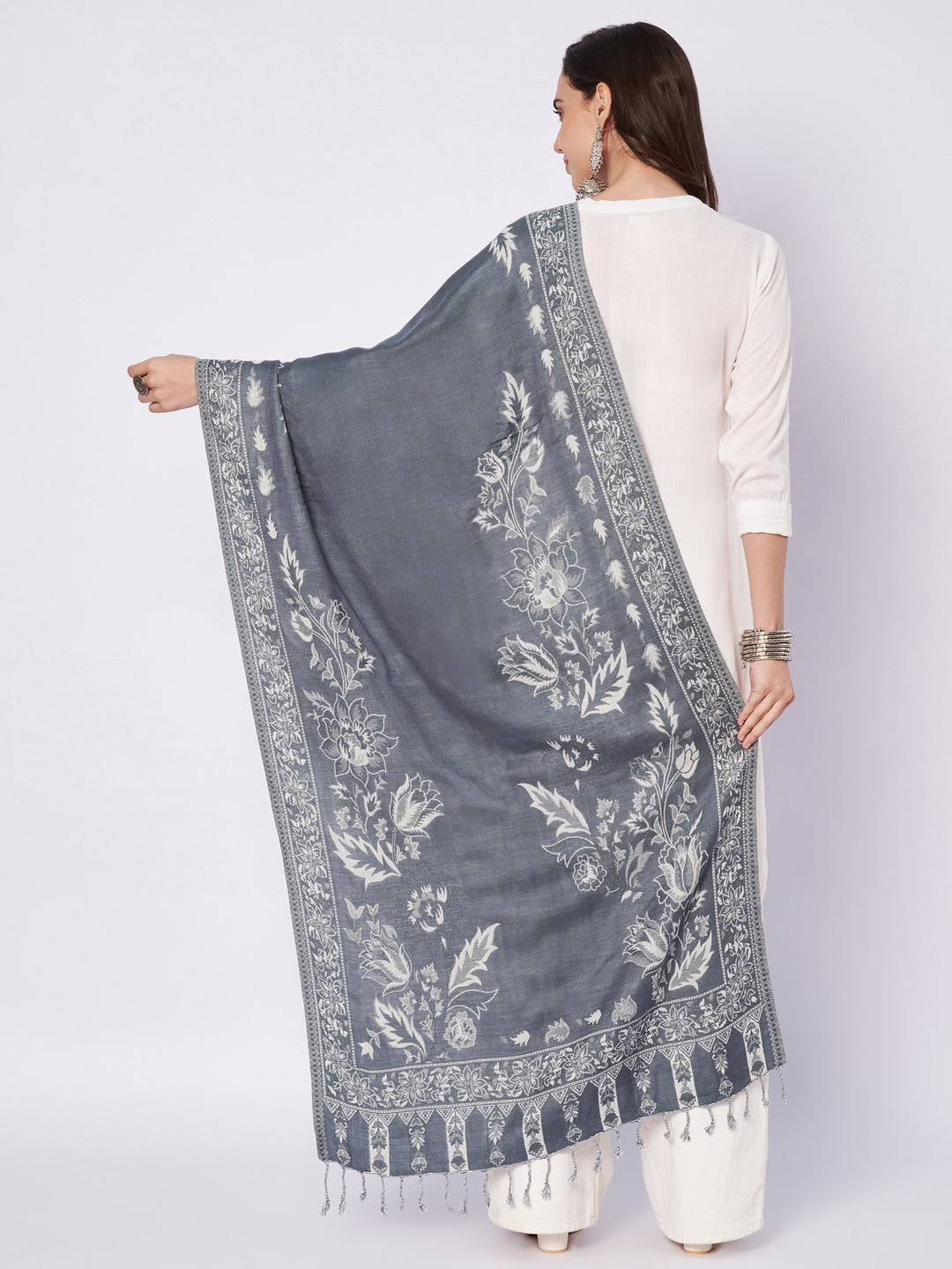 Women's Jamawar Wool Stole