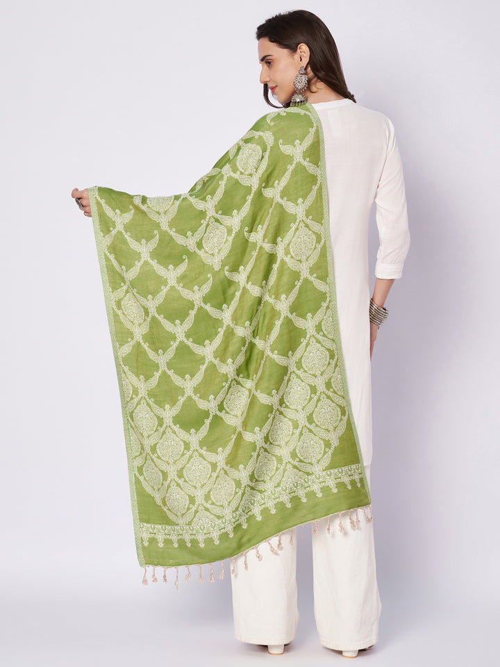 Women's Jamawar Wool Stole
