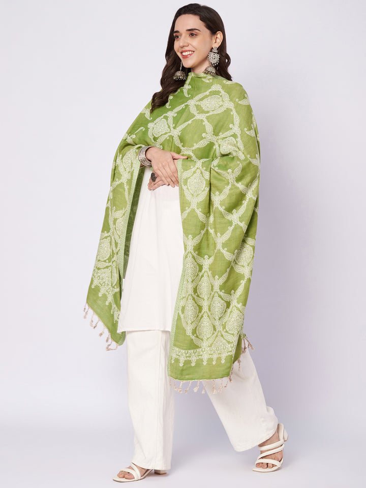 Women's Jamawar Wool Stole