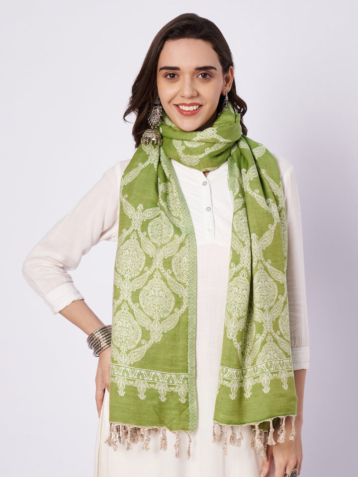 Women's Jamawar Wool Stole