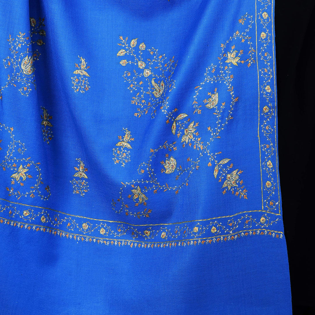 Women's Hand Embroidered Wool Shawl
