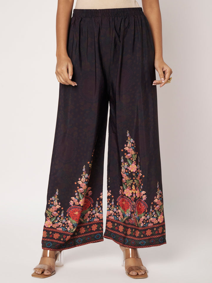 Women Printed Pakistani Top With Trousers