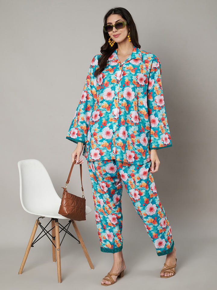 Women's Floral Printed Co-ord Set