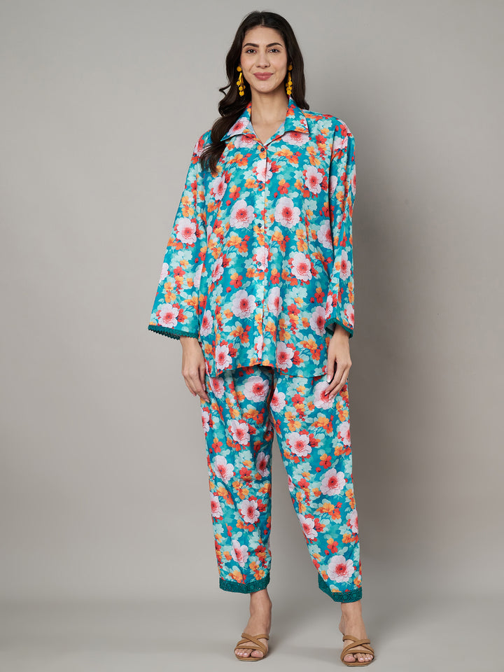 Women's Floral Printed Co-ord Set