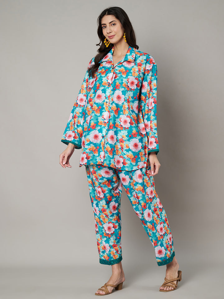 Women's Floral Printed Co-ord Set