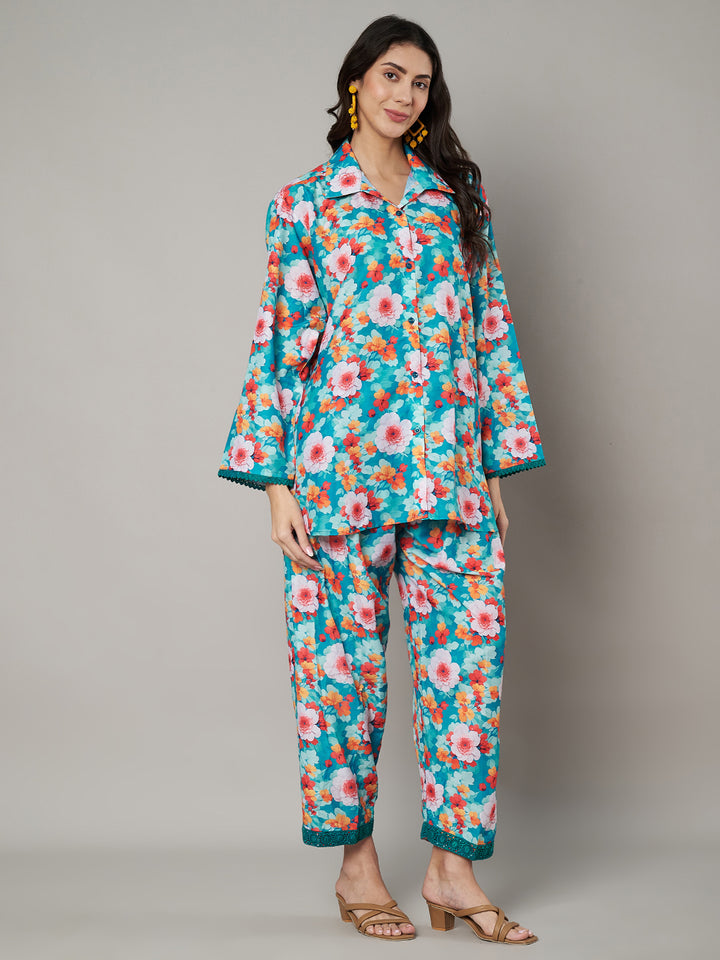 Women's Floral Printed Co-ord Set