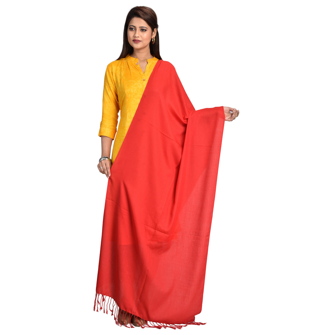 Womens Woven Wool Stole