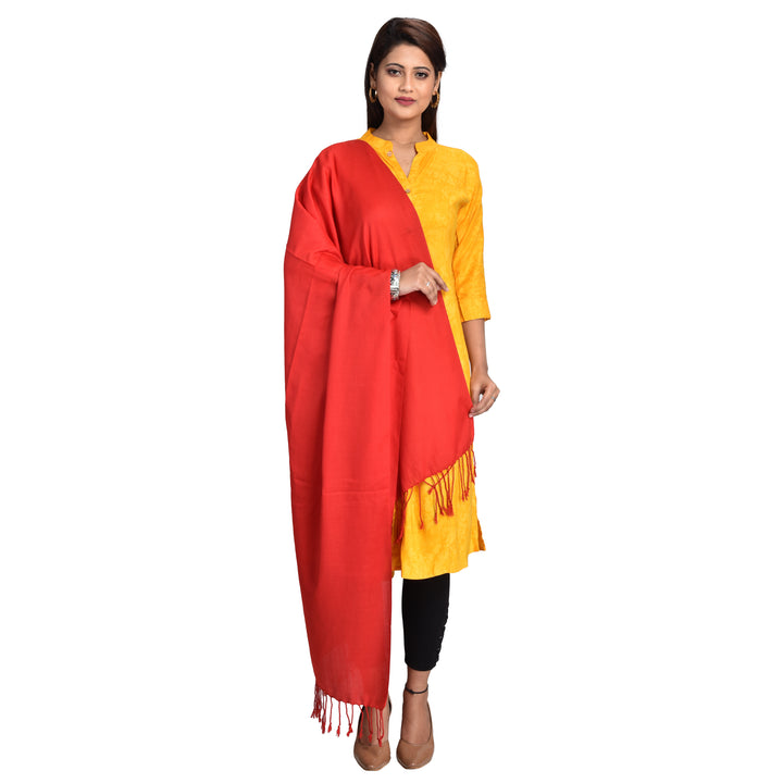 Womens Woven Wool Stole