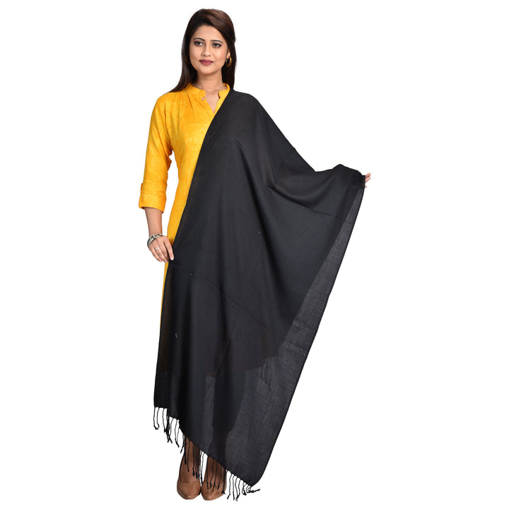 Womens Woven Wool Stole