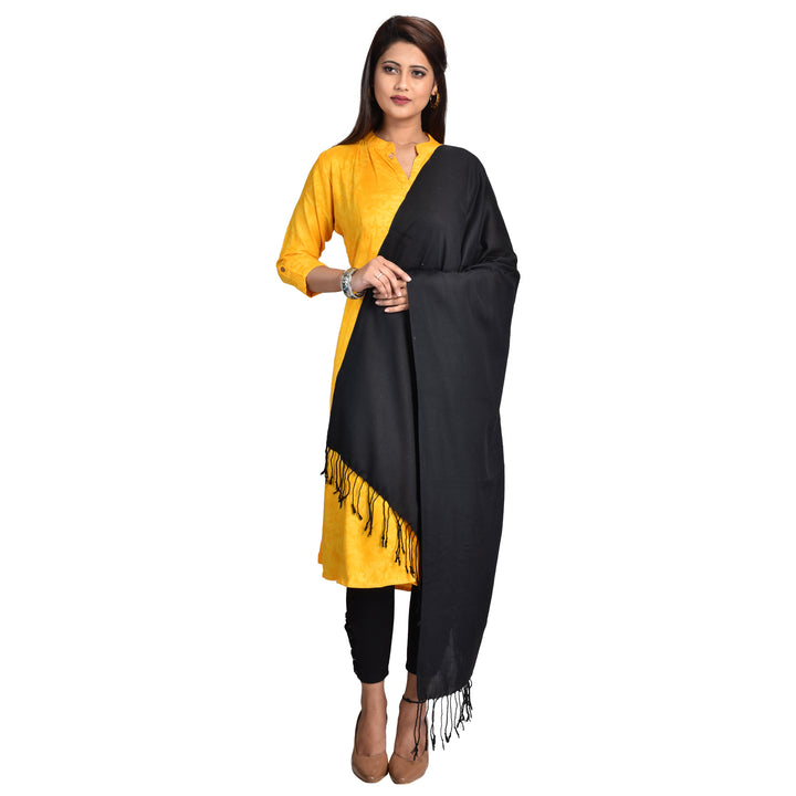 Womens Woven Wool Stole