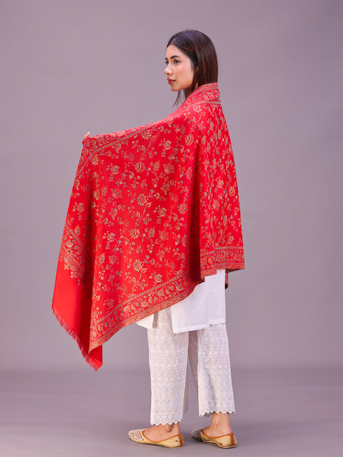 Women's Woven Design Wool Stole