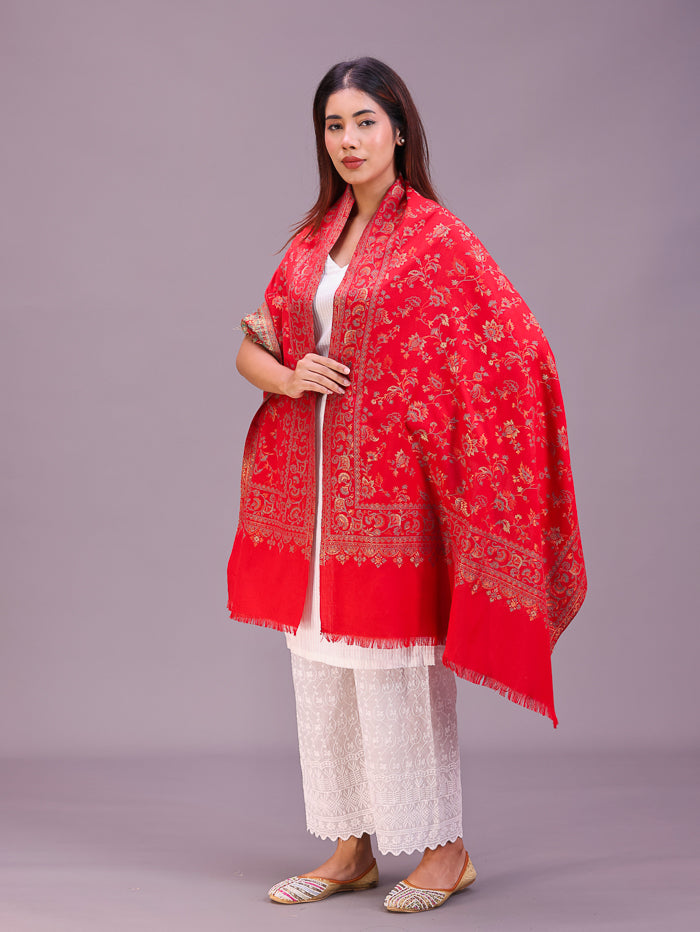 Women's Woven Design Wool Stole
