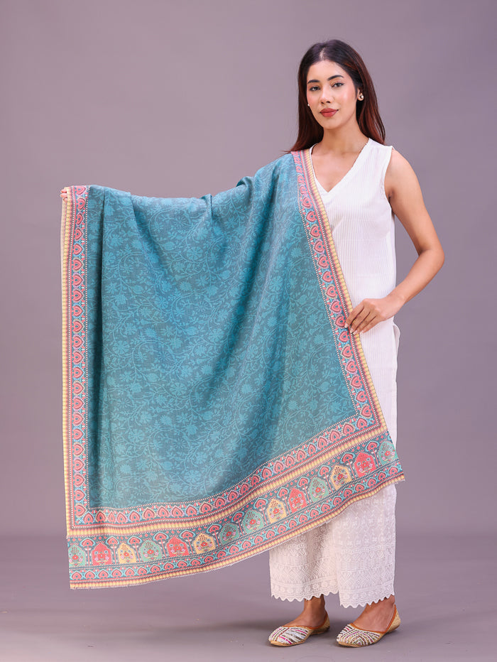 Women's Printed Wool Shawl