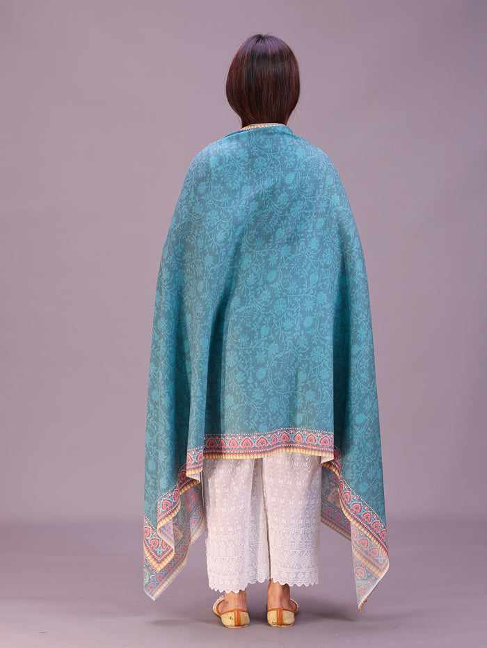 Women's Printed Wool Shawl