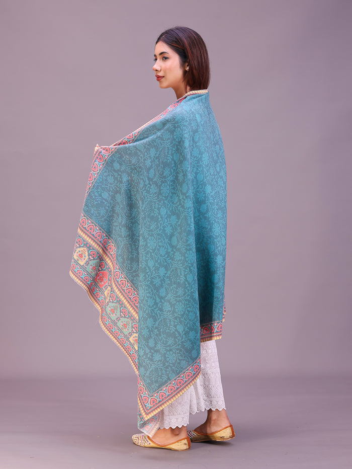 Women's Printed Wool Shawl