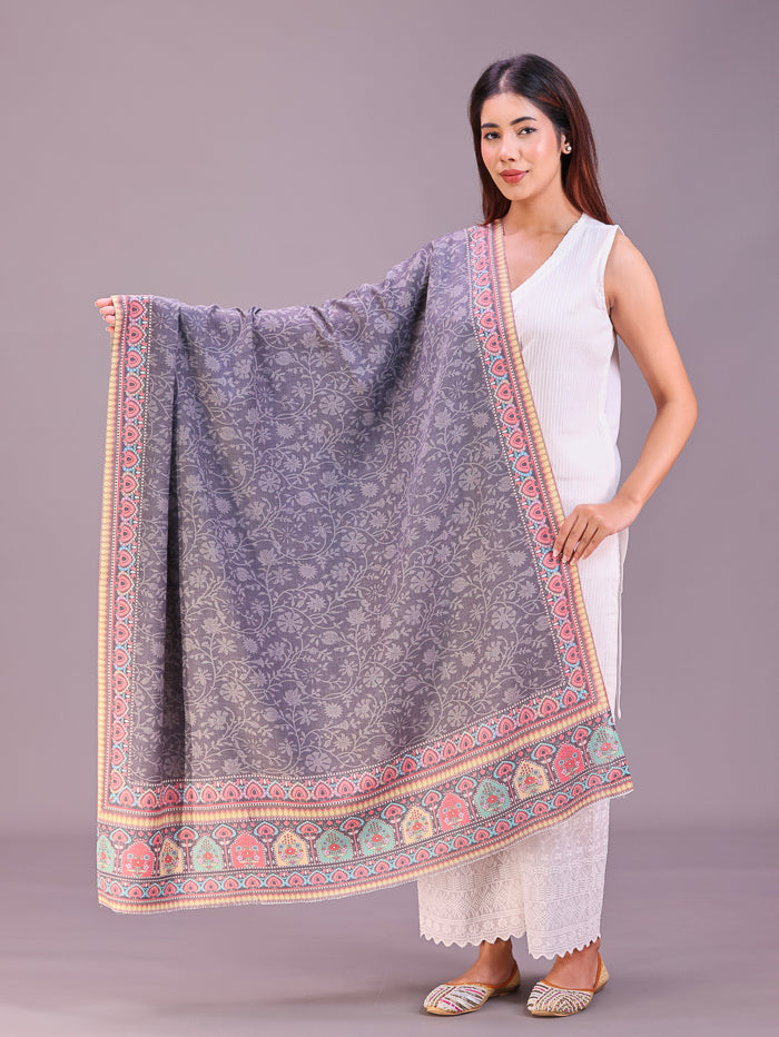 Women's Printed Wool Shawl