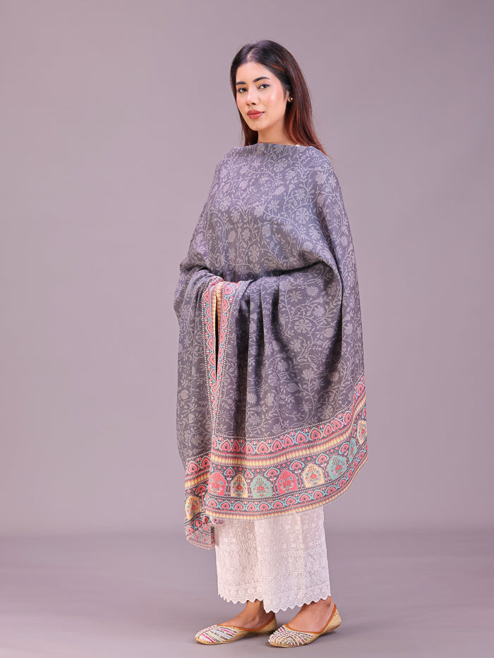 Women's Printed Wool Shawl