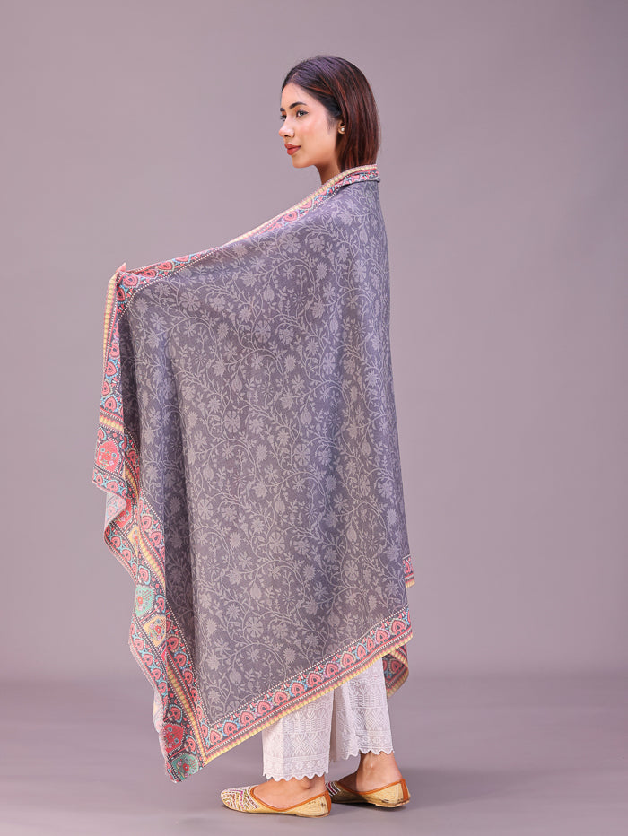 Women's Printed Wool Shawl