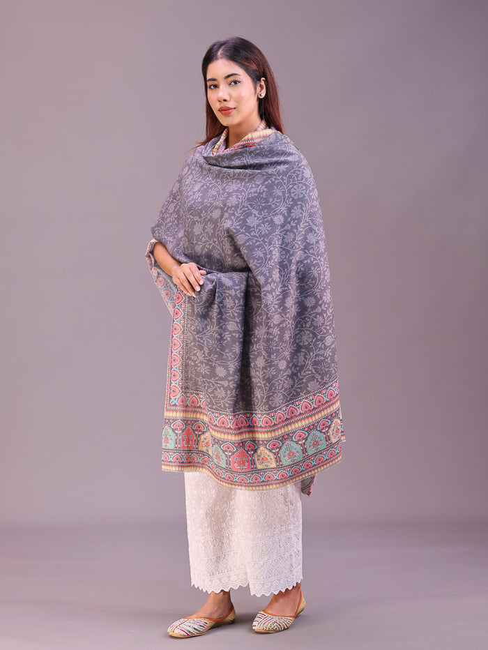 Women's Printed Wool Shawl
