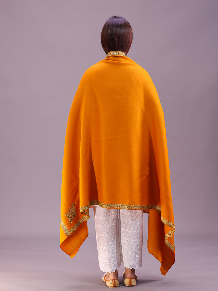 Women's Hand Embroidered Pure Wool Shawl