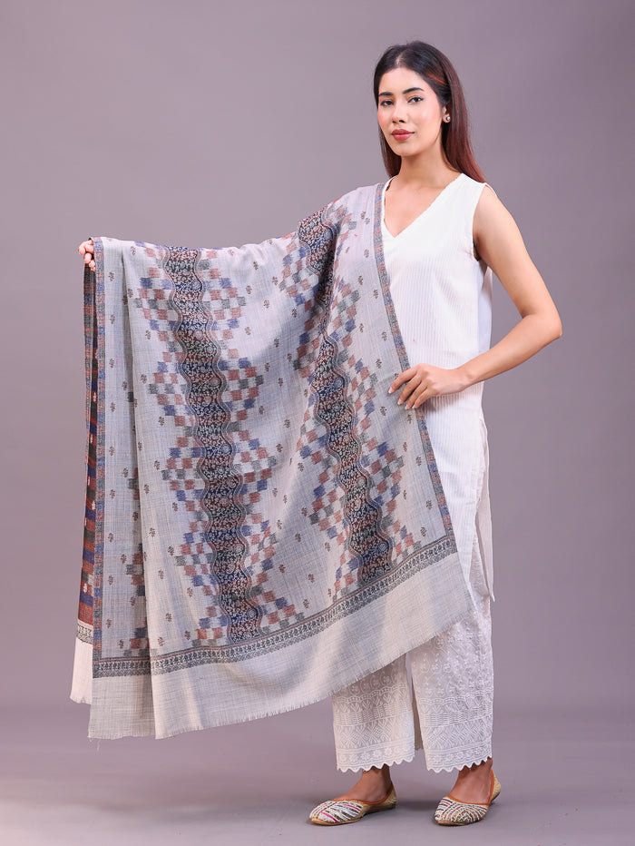 Women's Jamawar Wool Shawl