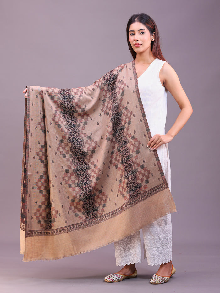 Women's Jamawar Wool Shawl