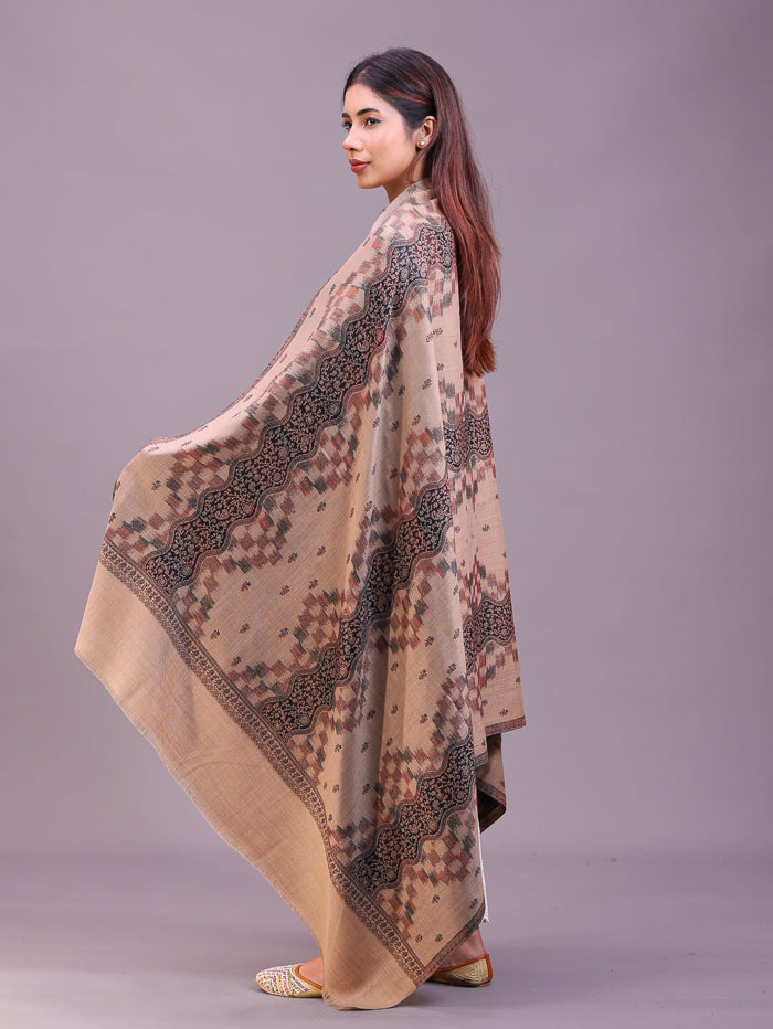 Women's Jamawar Wool Shawl