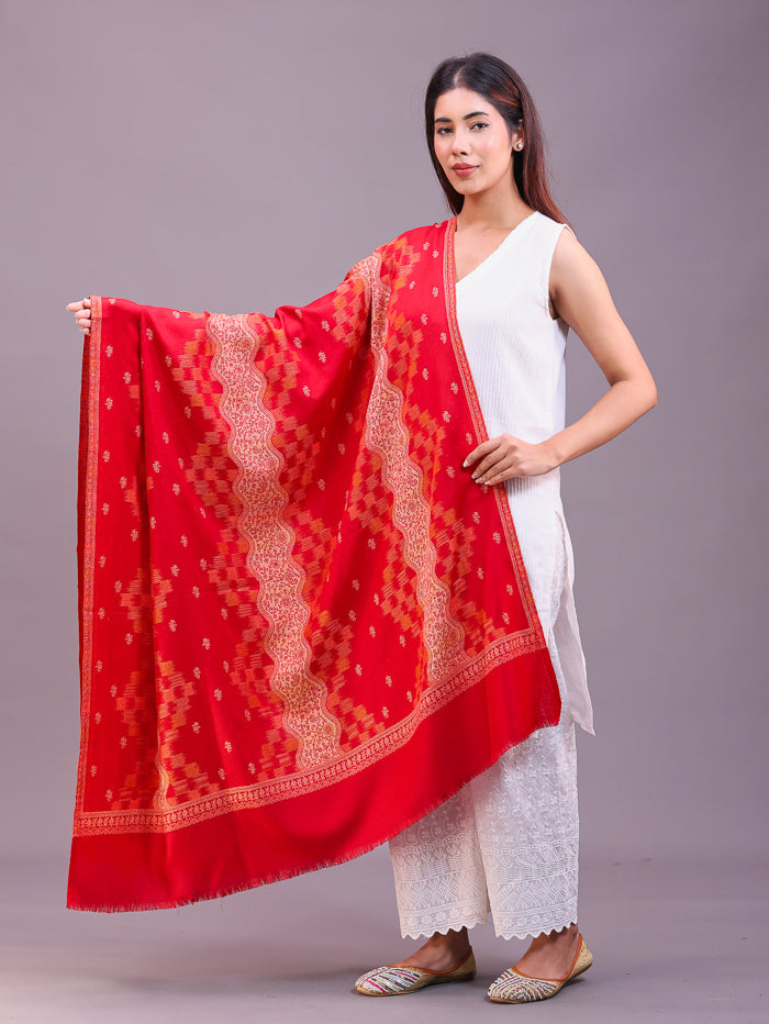 Women's Jamawar Wool Shawl