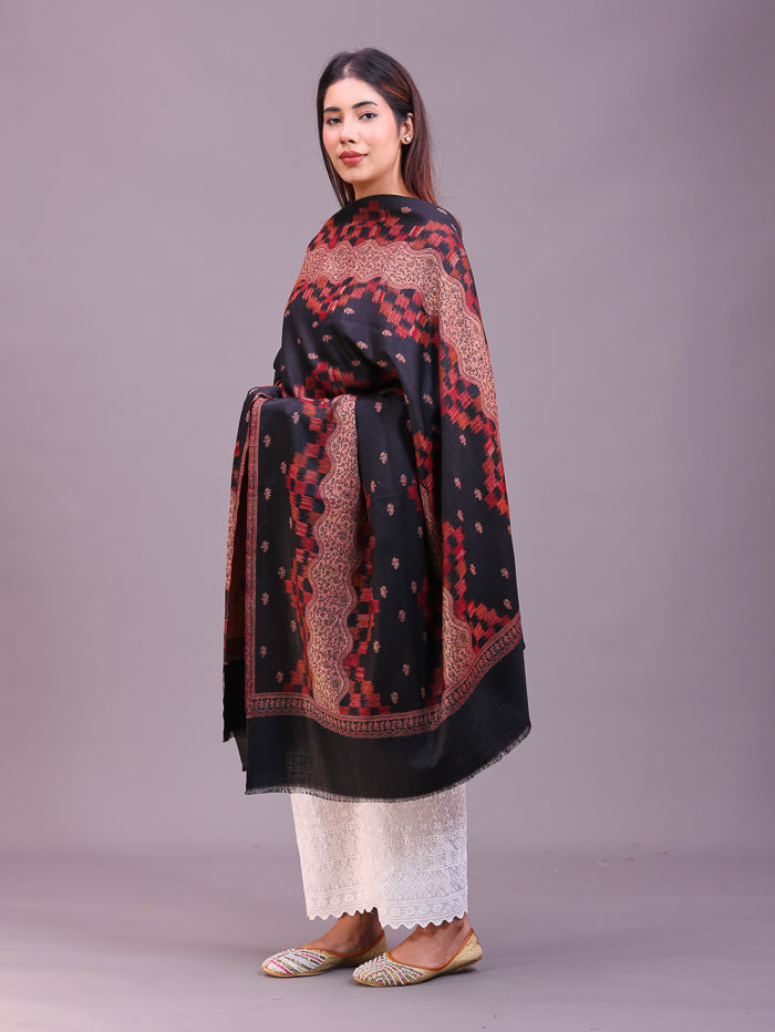 Women's Jamawar Wool Shawl