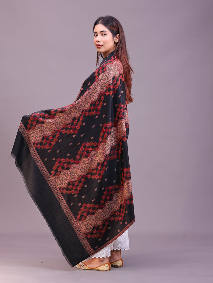 Women's Jamawar Wool Shawl
