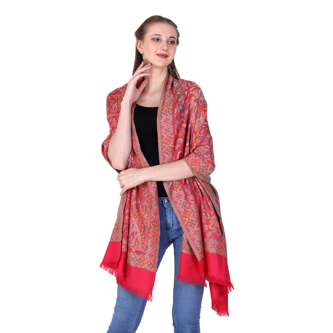 Women's Jamawar Wool Stole