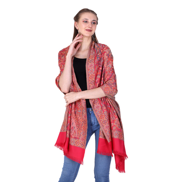 Women's Jamawar Wool Stole