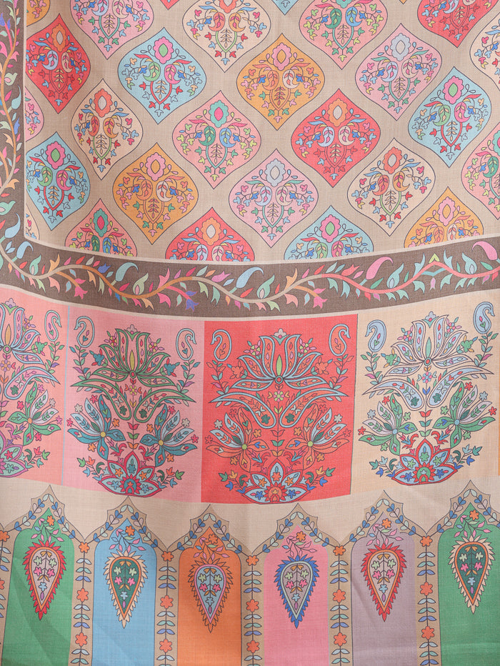 Women's Printed Wool Shawl
