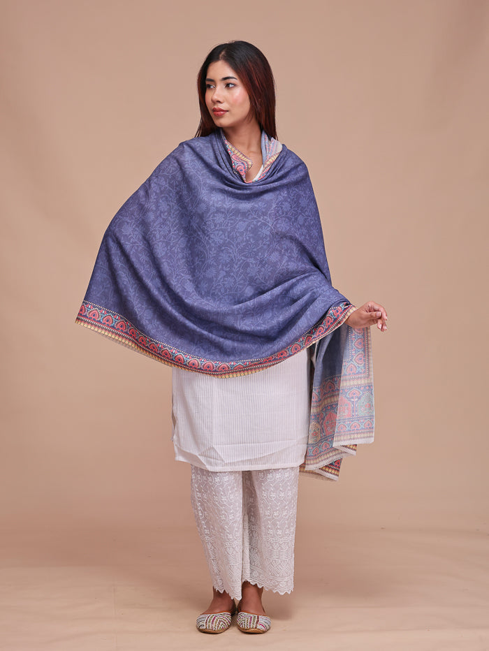 Women's Printed Wool Shawl