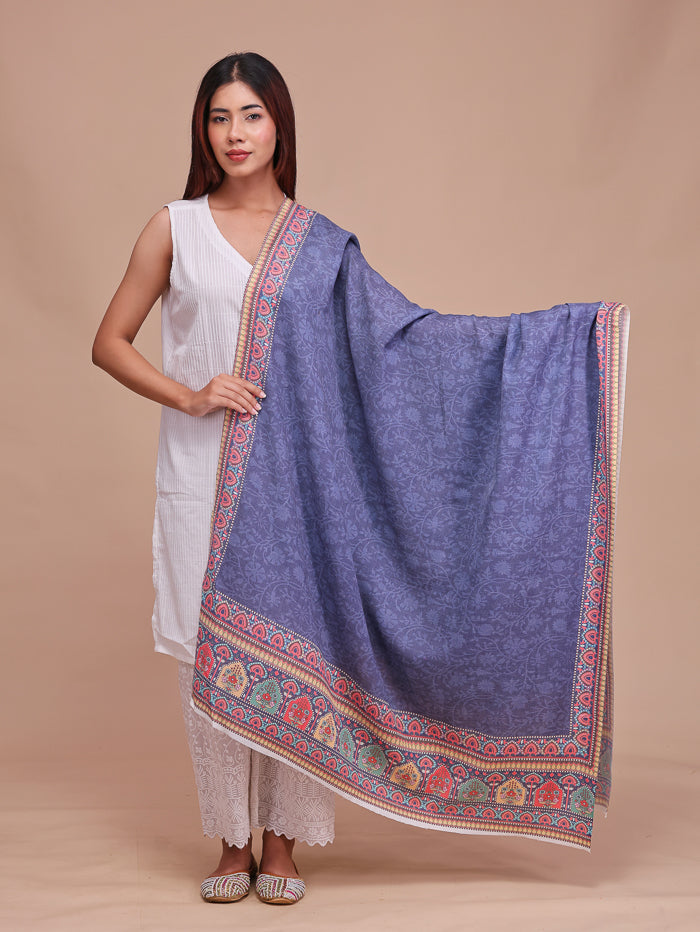Women's Printed Wool Shawl