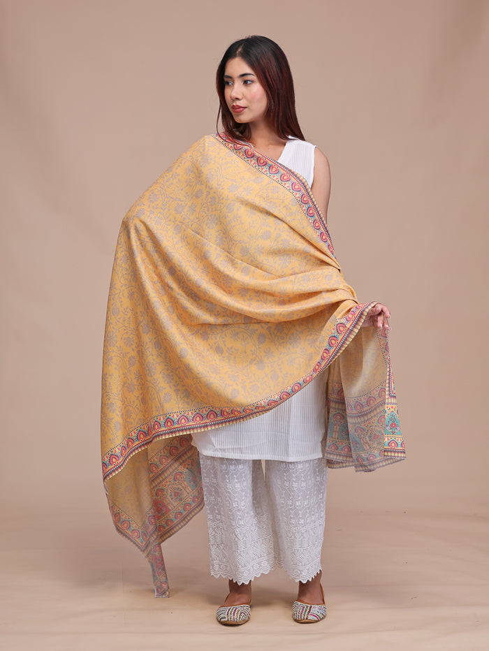 Women's Printed Wool Shawl