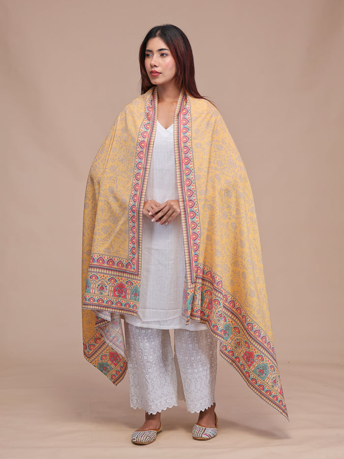 Women's Printed Wool Shawl