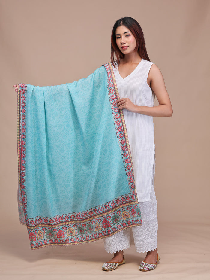 Women's Printed Wool Shawl